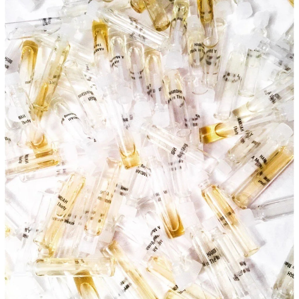 Unisex eau de perfume samples